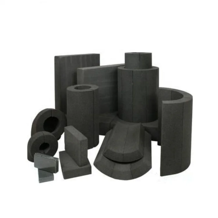 
Underground Applied Waterproof Black Foam Glass Tube Insulation 