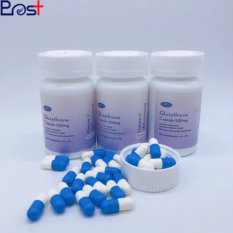 
Skin whitening glutathion capsules 500mg healthy whitening pills 