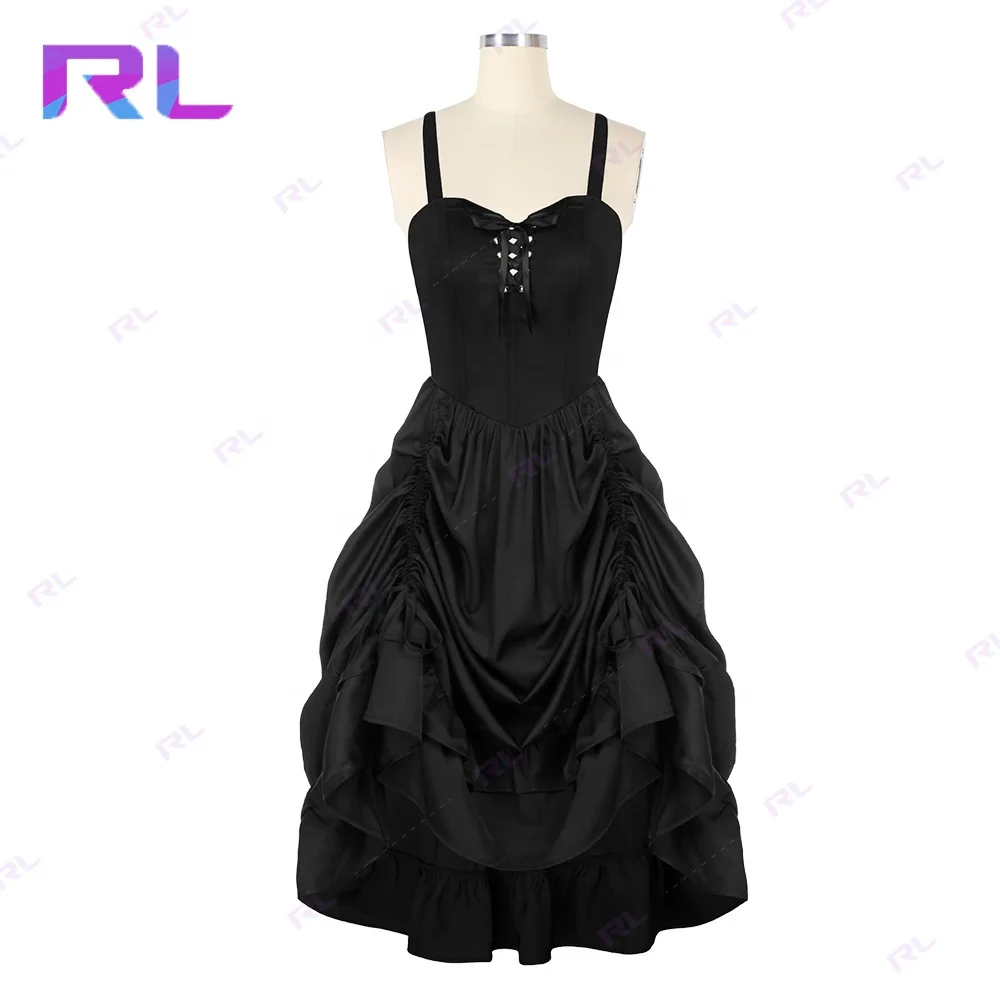 High Waist Ball Skirt Evening Gowns for Women Dress Long Solid Color Dress Gothic Smocked Sundress Summer Dresses 2024