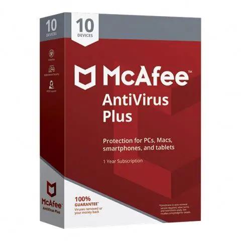McAfee Internet Security 1 year 10PC Computer software antivirus plus one year multi user for pc mac android mcafee
