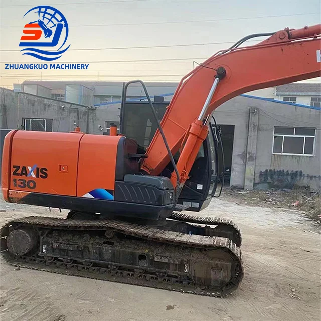 Good Quality Hitachi Zx130h Medium Excavator Used Original Zaxis 130-5a Hydraulic Crawler Excavators 13 Tons Zx130