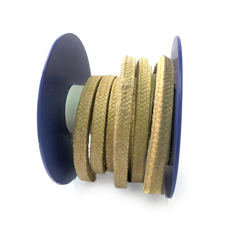 8*8mm  Aramid Fiber Gasket Gland Packing With PTFE  Used in Valve