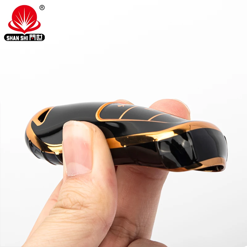 Hot sale car accessories designer key cover TPU Smart three buttons Car Key Cover For Honda Auto Car