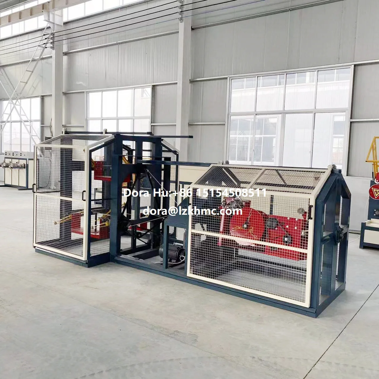 High quality high output twisted PP PE plastic rope making machine 3-strand rope twisting making machine