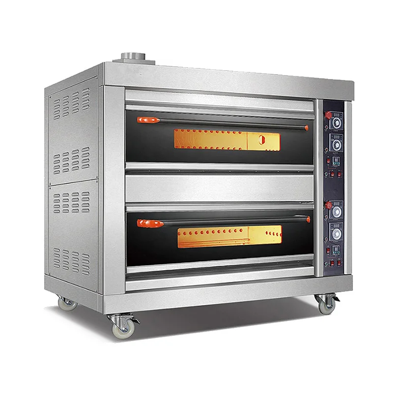Commercial Gas Oven Automatic Pizza Oven Bread Biscuit Baking Oven for Bread and Cake