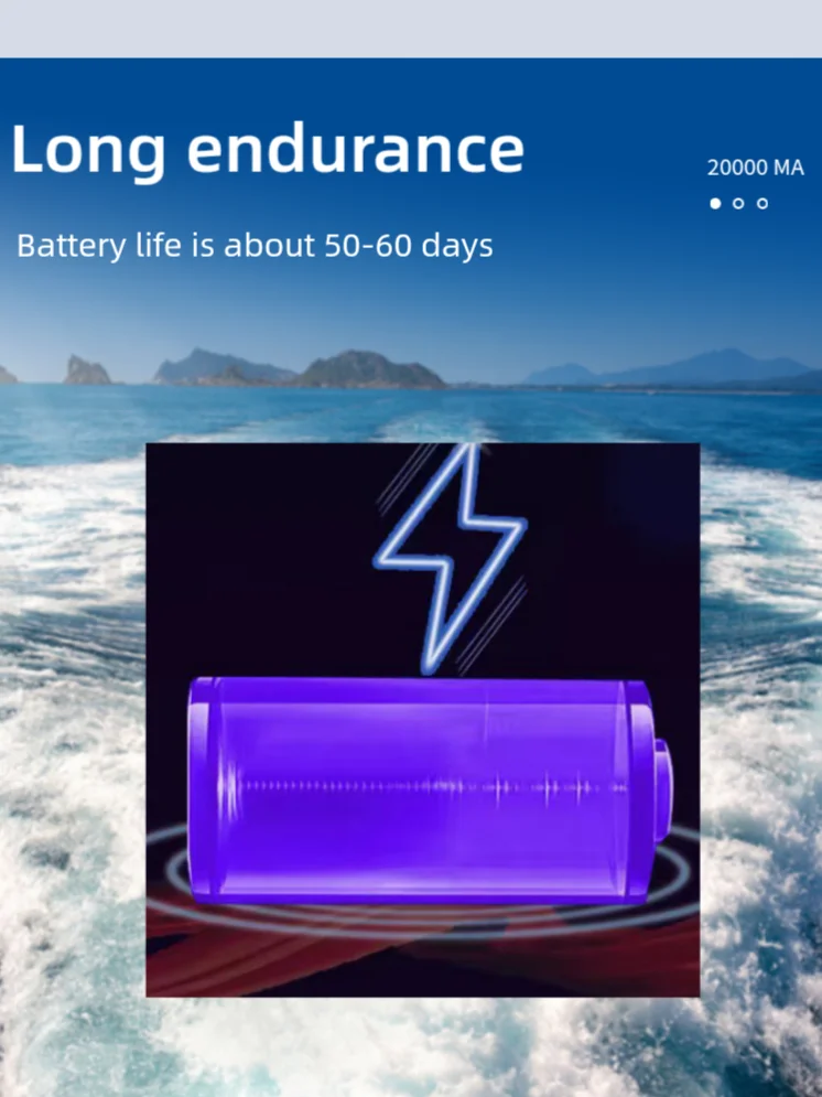 High Quality Marine GPS Tracker 20000 mAh Solar Rechargeable GSM GPRS GPS Tracker Made in China GPS Tracker Siren for Marine