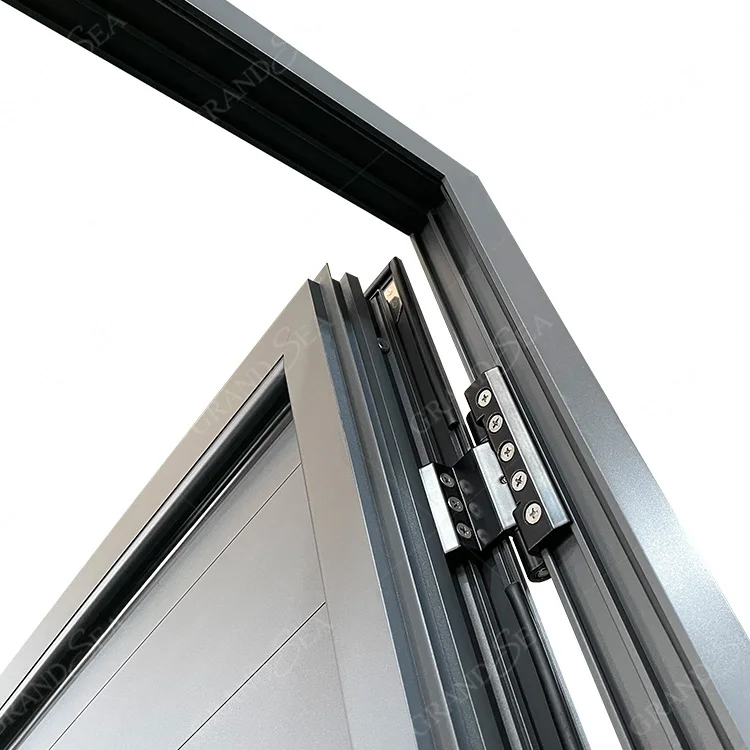 2340 X 820 Hidden Hinged Flush Aluminum Metal Casement Door With Swing Design Prices