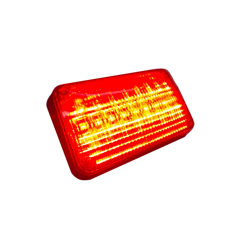 Wholesale 12V 24V ambulance light Emergency Vehicles Flashing Square Warning LED Perimeter Strobe Light