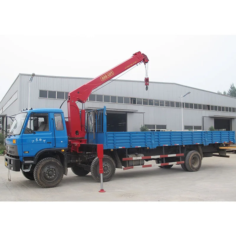 High Performance Hydraulic Crane 6.3 Ton/8 ton/10 ton Telescopic Boom Crane Manipulator Installation SQ6.3SA3