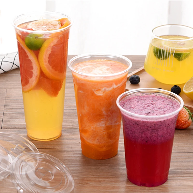
12oz 360ml Disposable Injection Plastic Milkshake PP Cup With Lid 