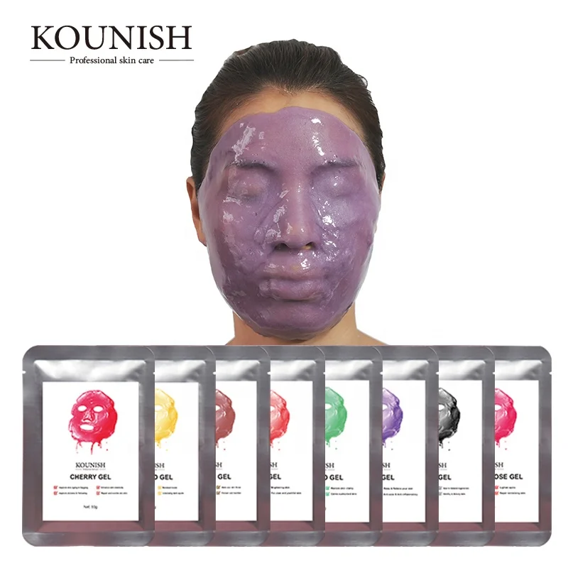 KOUNISH Wholesale Hydrogel Gel Mask Whitening Moisturizing SPA Hydrogel Jelly Mask for Skincare