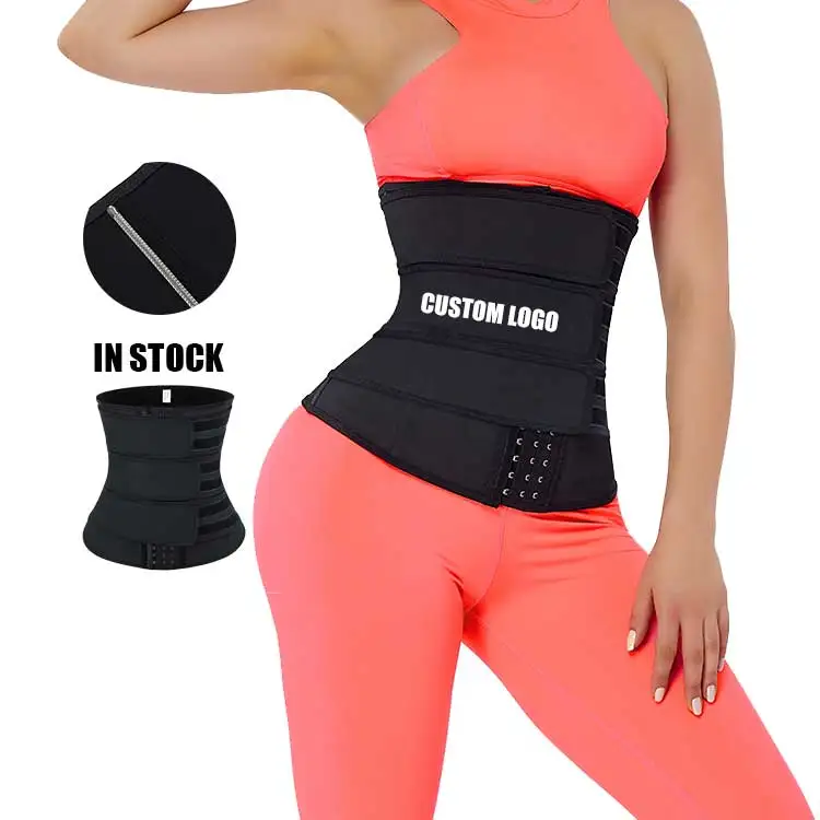 hexin wholesale private label slimming high waist latex women fitness waist trainer