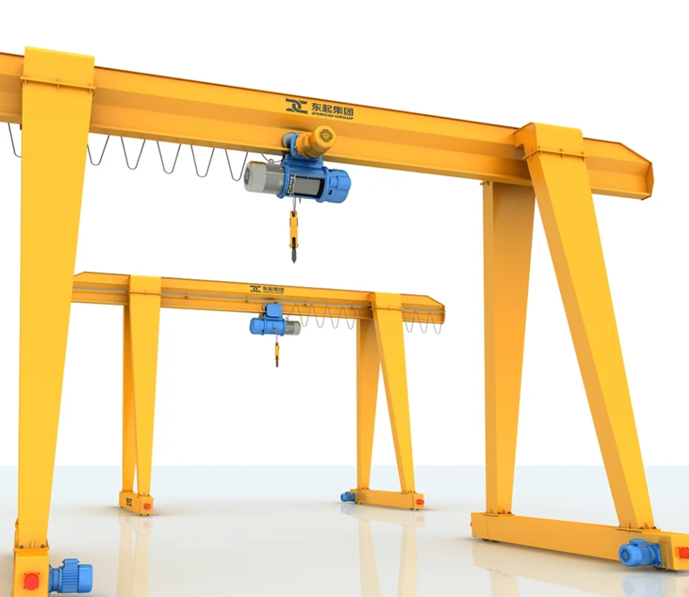 MH type European standard single girder gantry  crane ,manufacture supplier for high duty ,10T 15T 20T