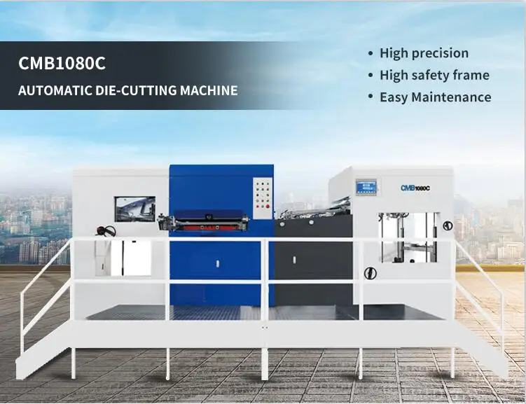 High speed present carbon box Automatic Die Cutting machine embossing and hot foil stamping for cardboard