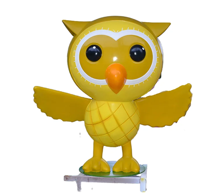 Manufacture Hot Sell Funny Resin Figurine owl Resin Craft