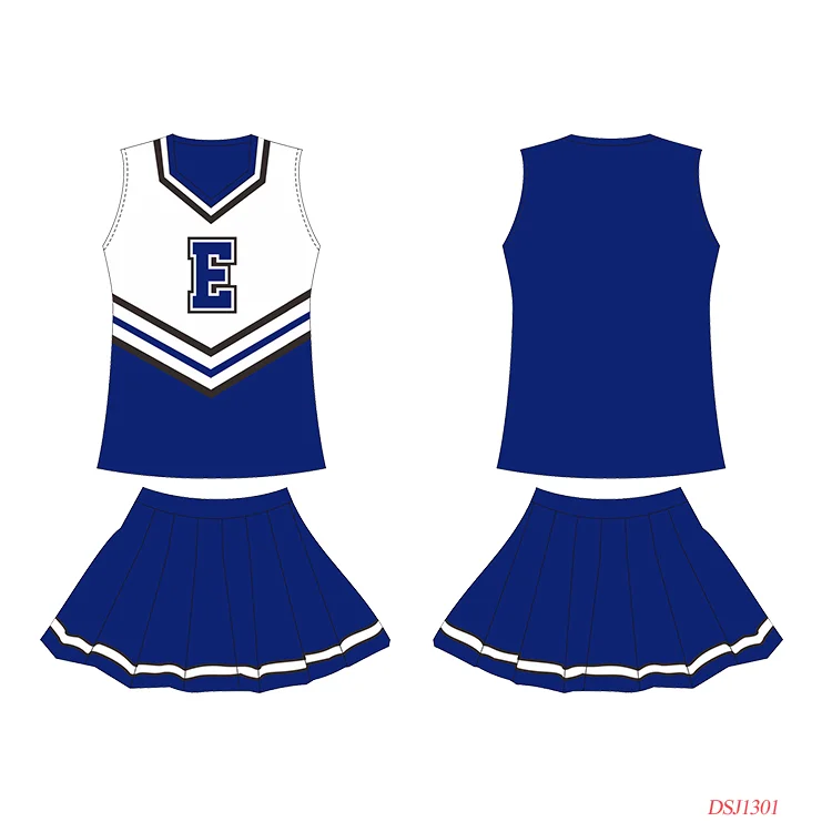 Hot Sale Newest Design Sublimation Cheerleading Uniforms Girls Sexy Show Skirts Customized High Quality Dresses