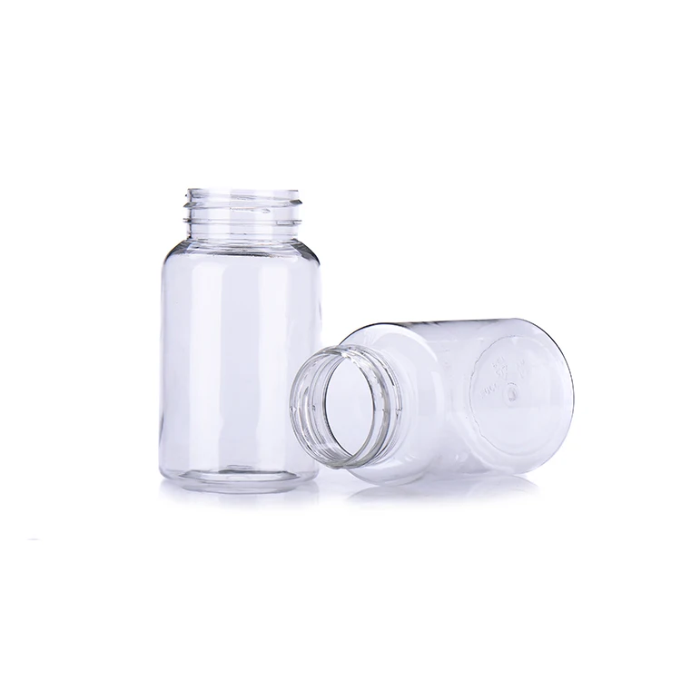 Chinese Manufacturer Logo Customized RTCO High Quality Empty PET Plastic Capsule Bottle Capsule Canister Screw Cap
