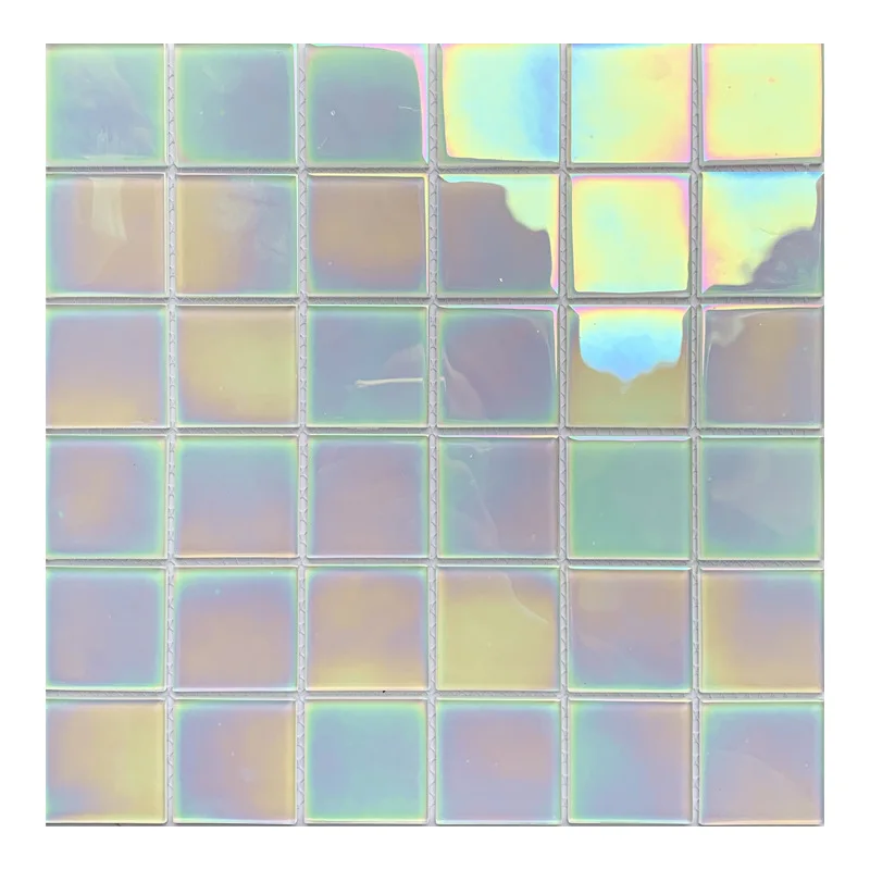 Crystal mosaic tile,glass mosaic tile 300*300mm,swimming pool mosaic tile for outdoor decoration from china factory