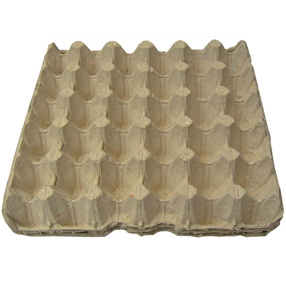 Paper Eggs Tray Wholesale Disposable Recycle Paper Pulp 36 cells  Eggs Tray Bio Degradable can be customized