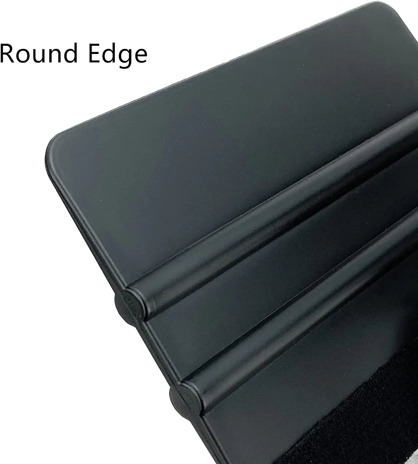 Черная пластиковая виниловая скребок с фетровыми краями графическая наклейка аппликатор инструмент Швабра для