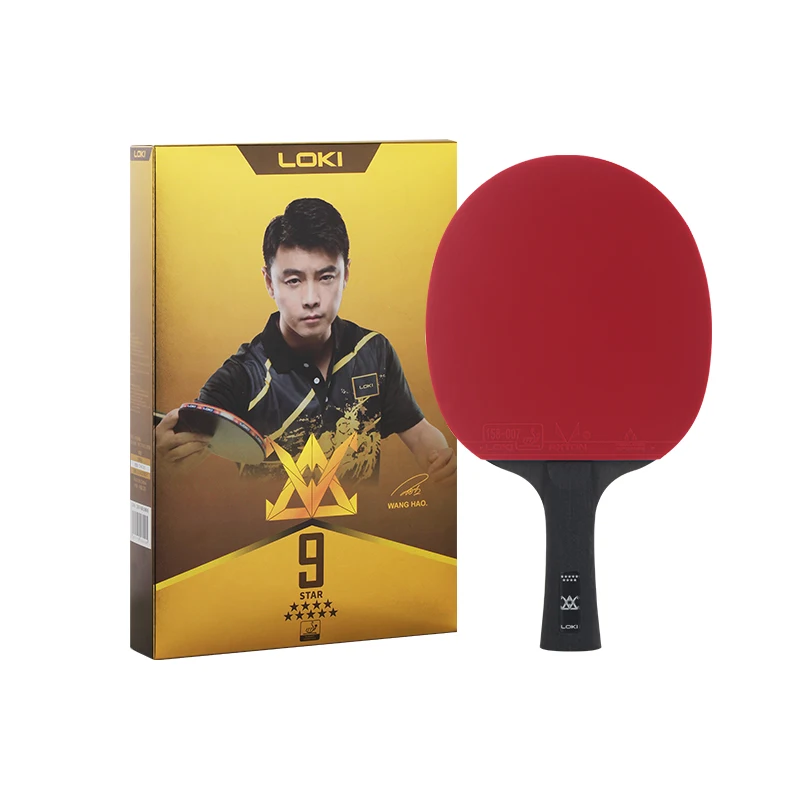 LOKI E9 star professional high quality ping pong table tennis racket