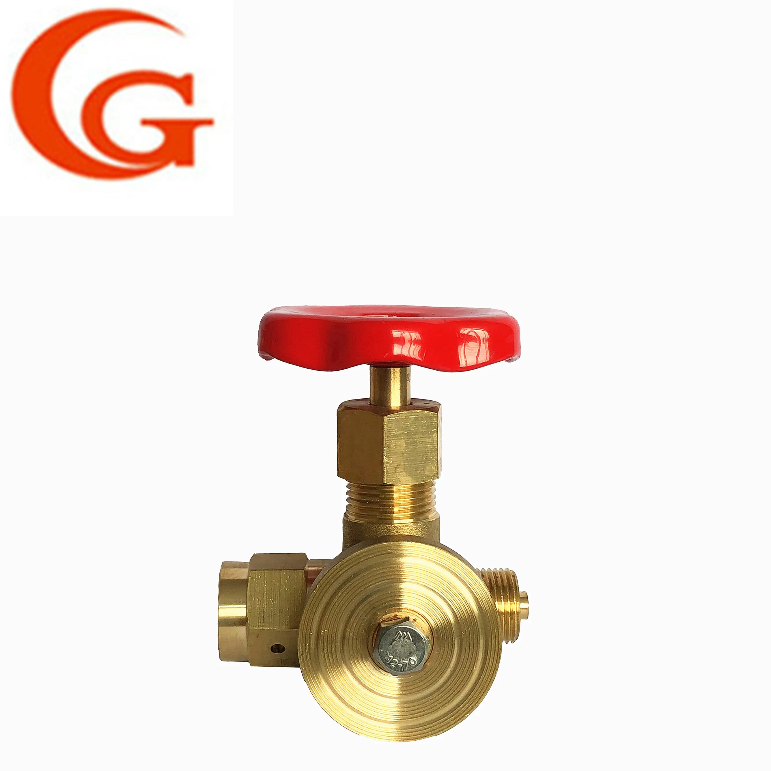 brass pressure control needle valve with flange