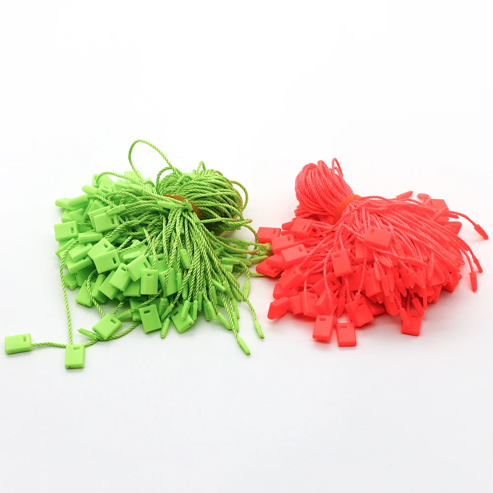 High Quality custom Seal String Tags Lock Customized clothing Plastic tag seal Security Hanging Tag