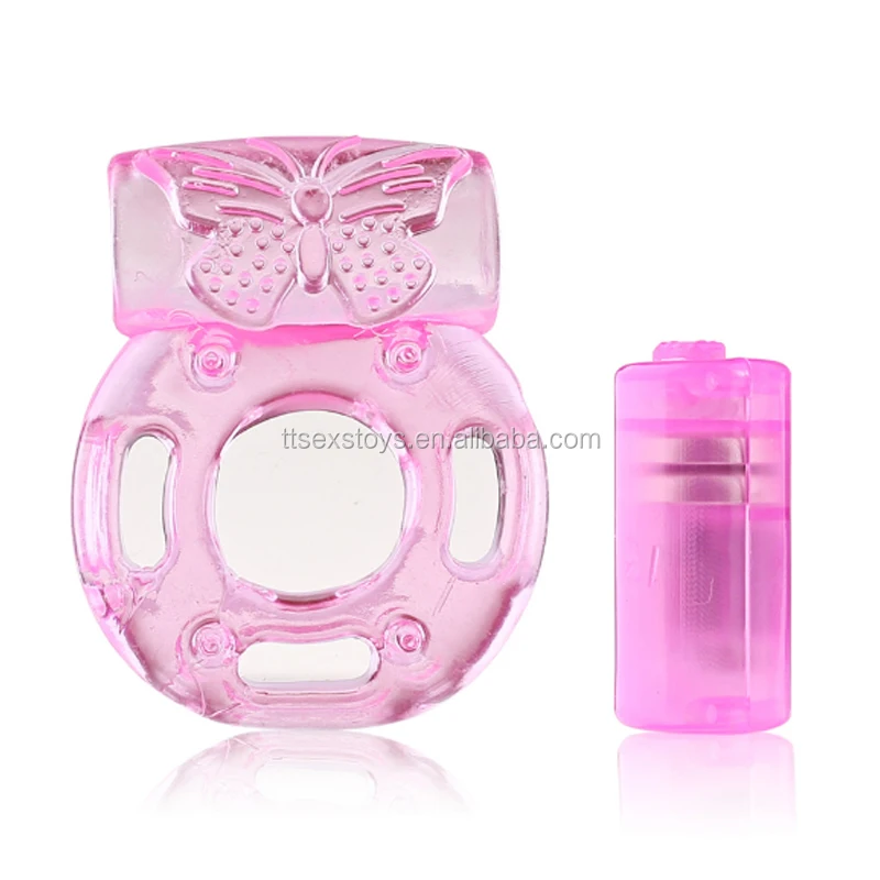 
Wholesale Men Penis Enlargement Delay Silicone Vibrating Butterfly Cock Ring with reasonable Price 