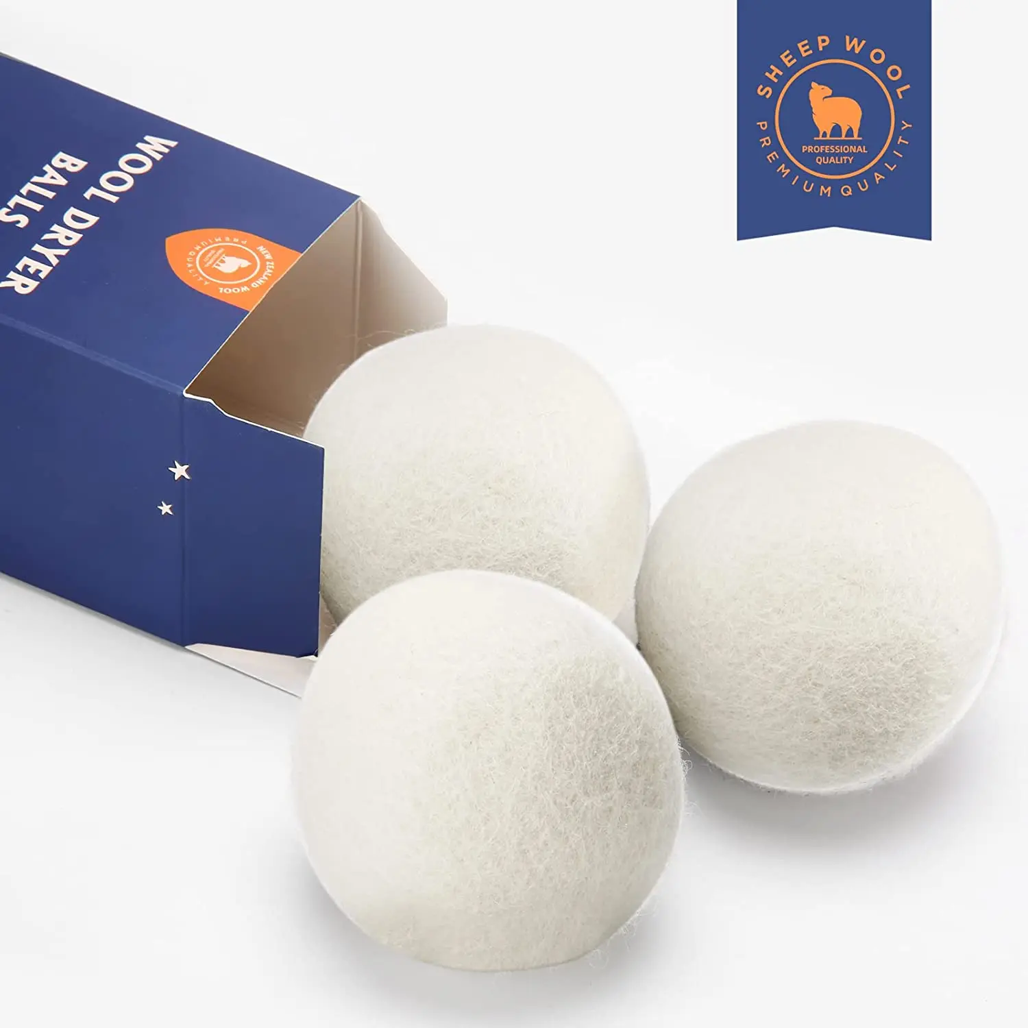 Trending products 2024 new arrivals Wool dryer balls for laundry