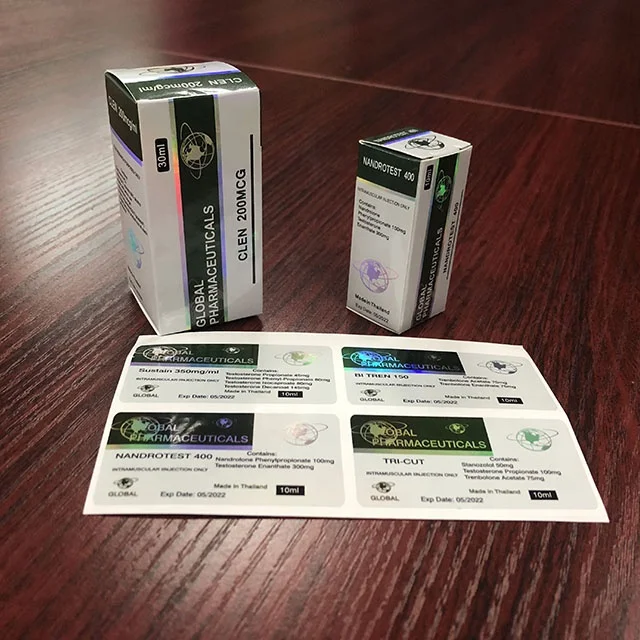 Custom brand name 10ml vial box Oral liquid packaging box high quality medicine glass bottle paper box