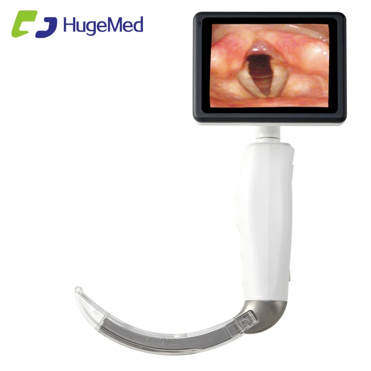 Portable video Laryngoscope with Stainless Steel bend and disposable blade for OR/ER/ICU