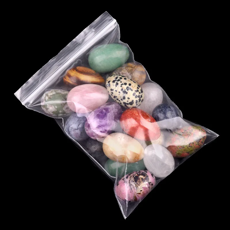 Wholesale 30mm Natural Crystal Carving Healing Stone Easter Quartz Semi-precious Stone Crafts Ornaments Crystal Egg