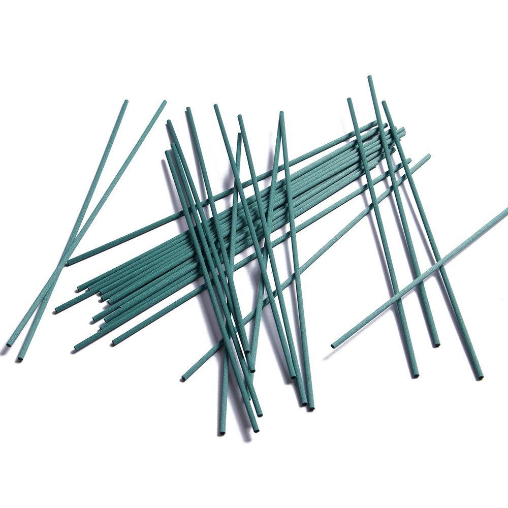 Free Sample Essential Oil Aroma Diffuser Natural Green Rattan Fiber Reed Diffuser Stick