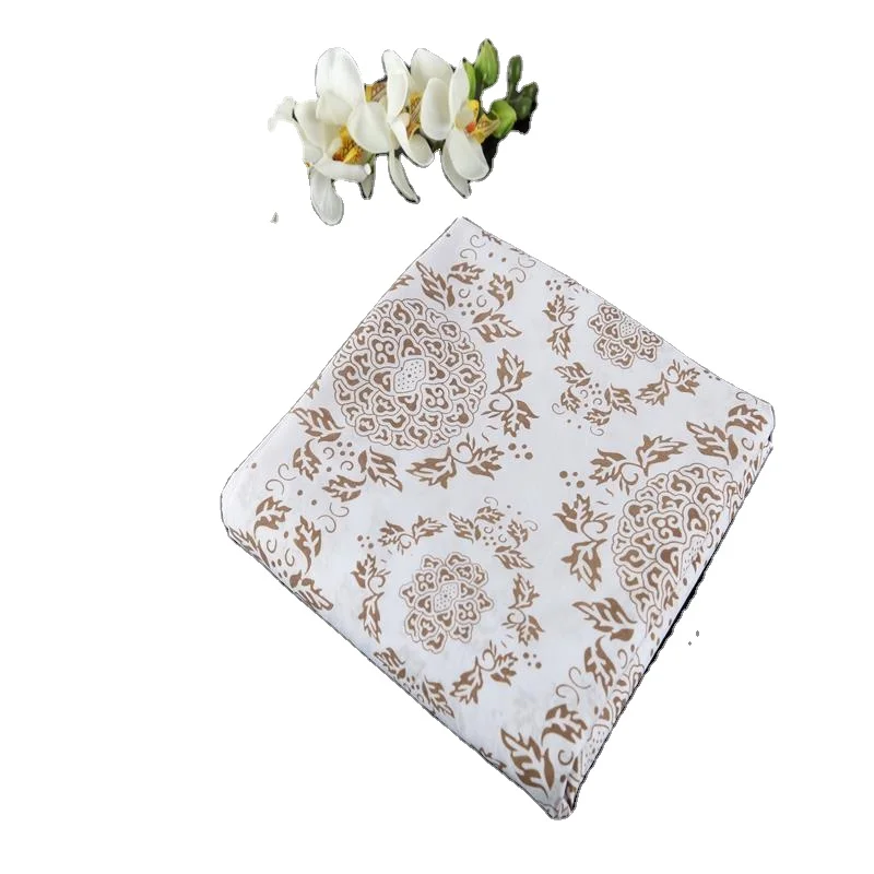 12 OZ Cotton canvas printed traditional pattern blue and white porcelain Chinese style national style khaki cotton canvaS