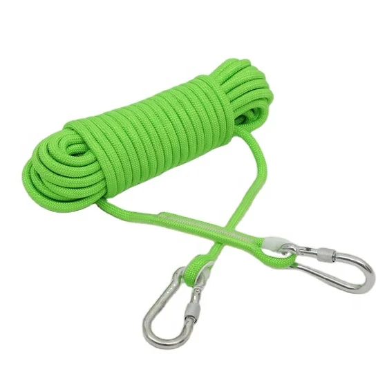 
Best polyester braid rope climbing wholesale climbing rope 12mm nylon treehouse climbing rope 