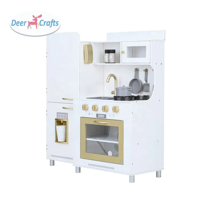 New innovative wooden kitchen role play toy set for children DC10674