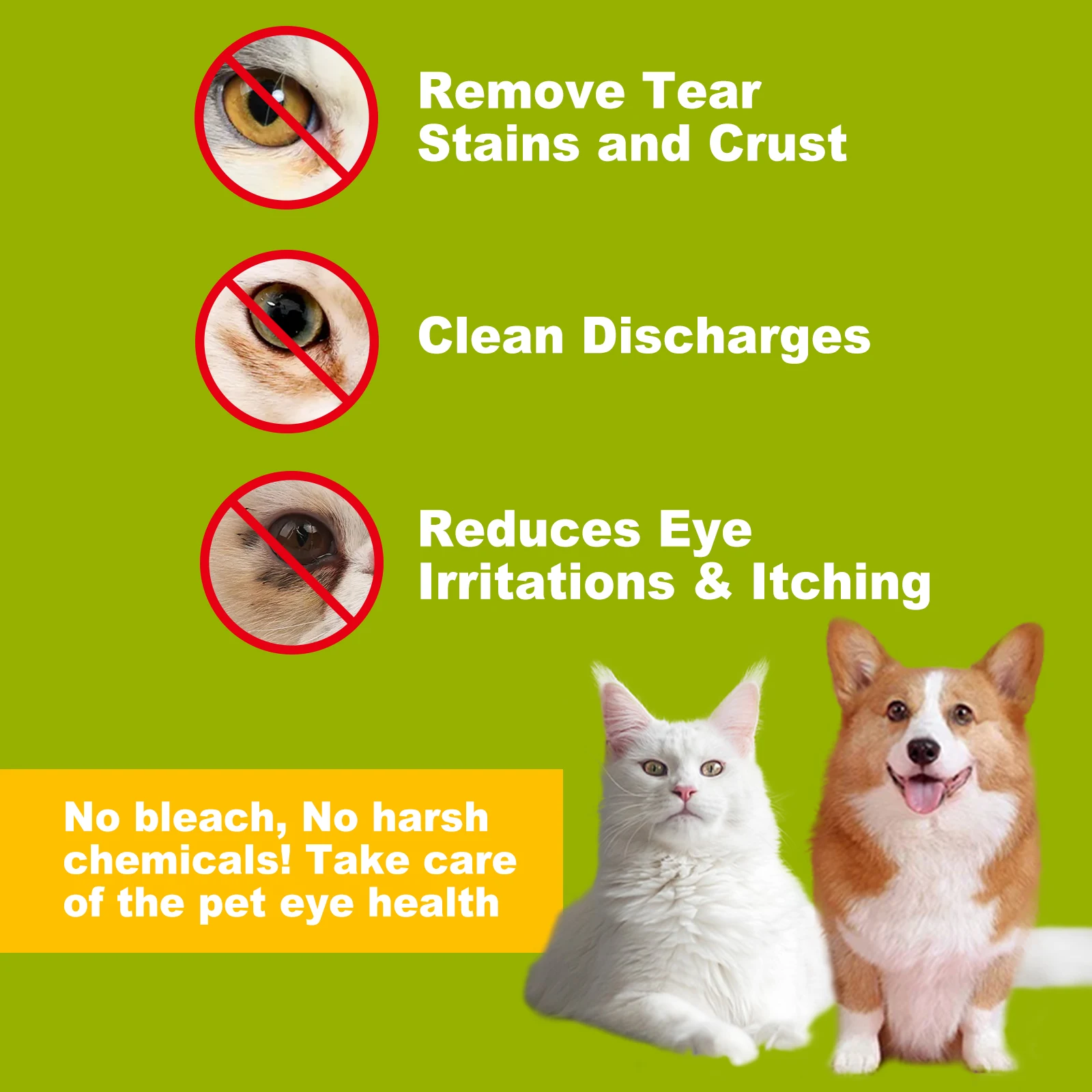 100% Biodegradable flushable Dog Cat Pet Grooming Ear Eye Wet Wipes