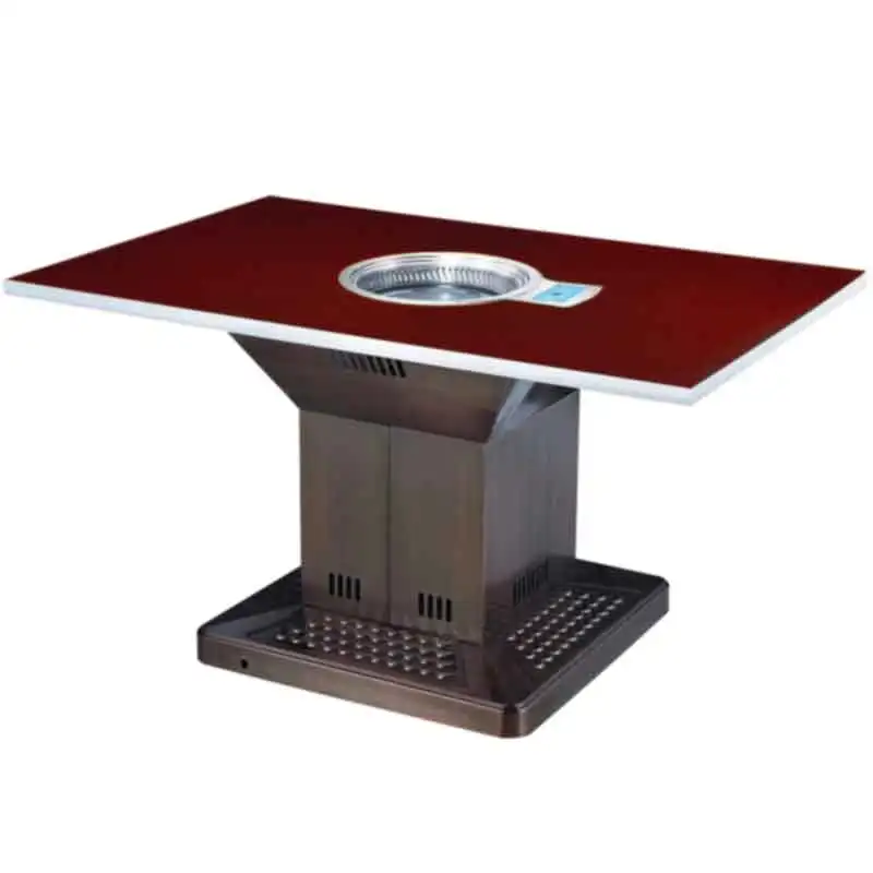 AOPA Fashion smokeless electric korean bbq grill restaurant table