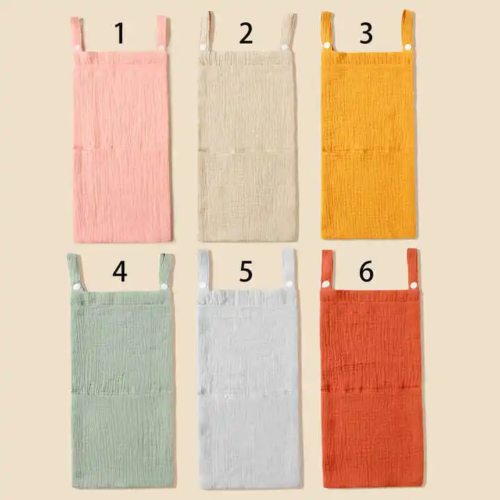 Hot Selling Baby Bed Hanging  Waterproof Newborn Crib Organizer Diaper Caddy Storage Bags