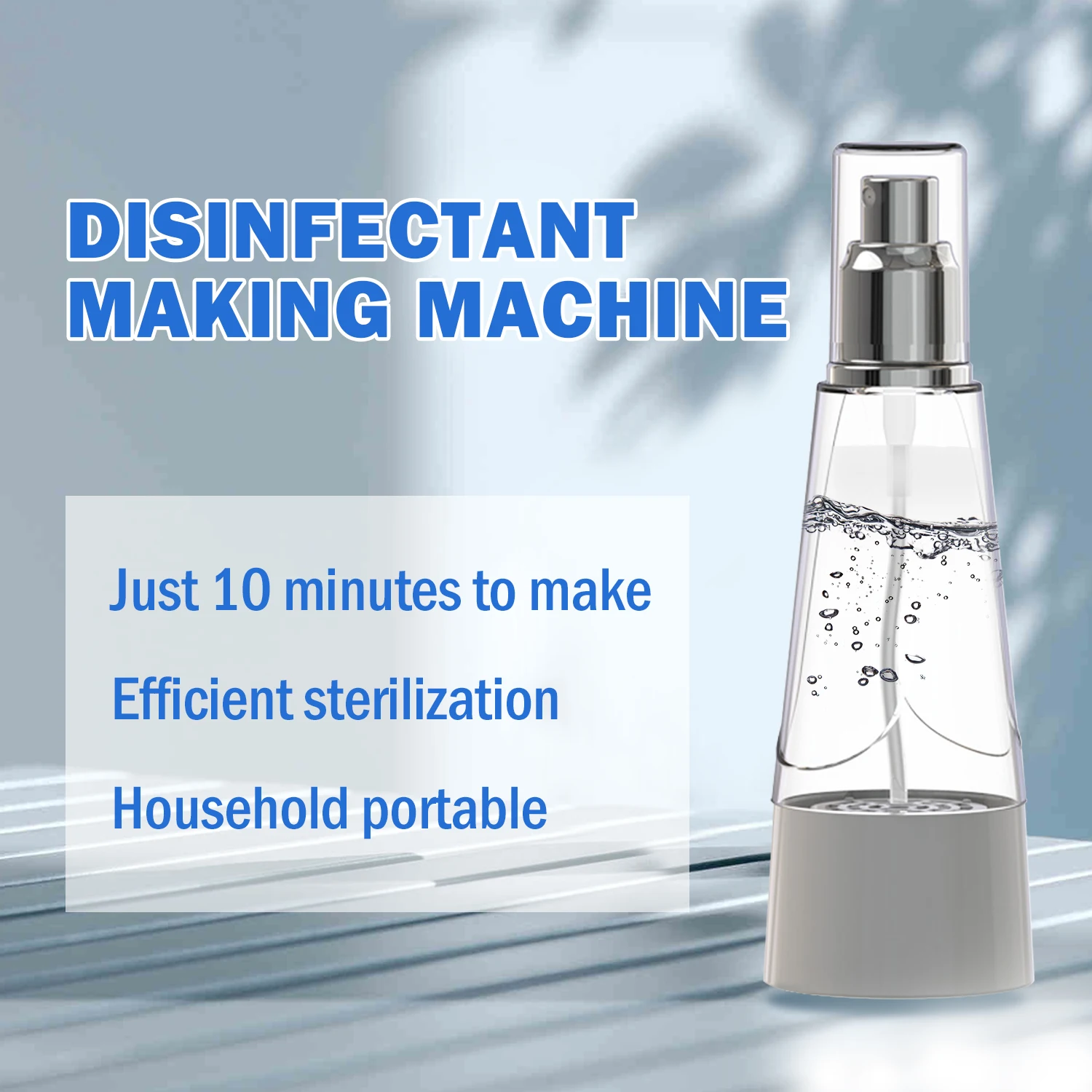 Salt Water Electrolysis Disinfection Water Maker Hocl Spray Sodium Hypochlorite Generator Machine