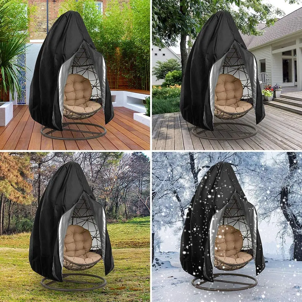 Durable Dustproof Waterproof  Single Seat Swing Egg Chair covers Patio Egg Chair Covers