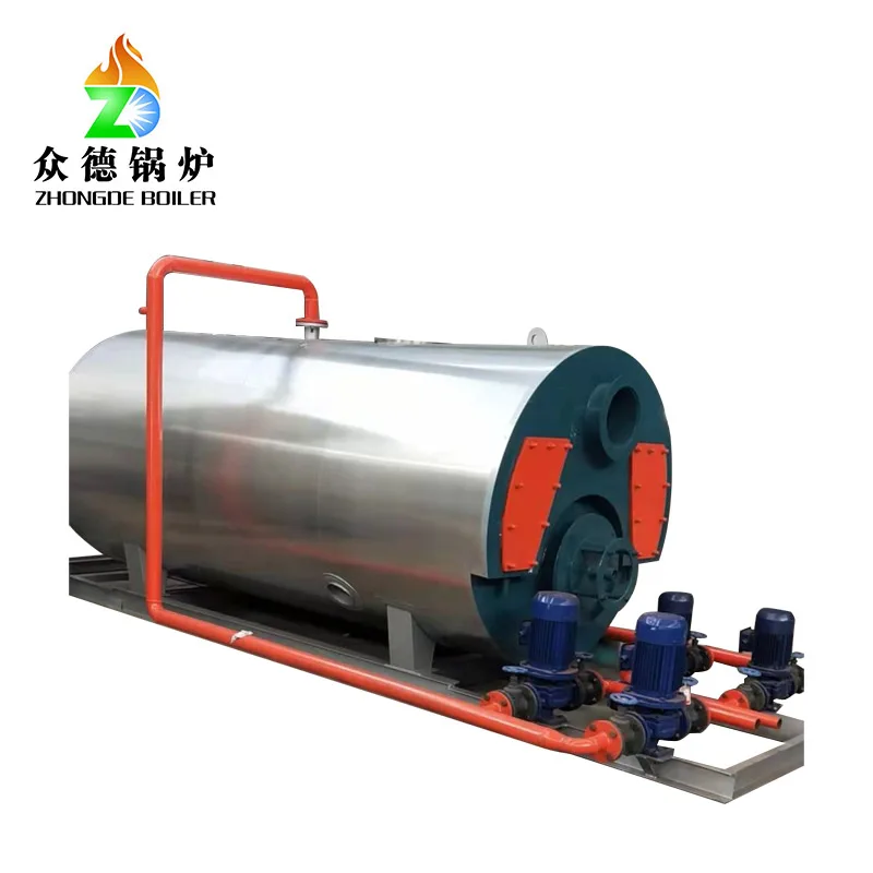 Horizontal Type Fire Tube Industrial Oil/Natural Gas Fired Wns Steam Boiler