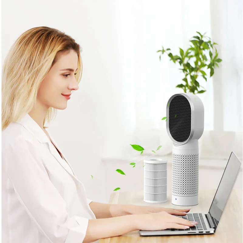 Activated Carbon Double filtration systems Pure Cool Air Purifier Replacement Hepa Filter