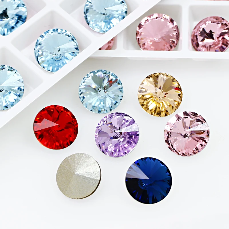 Super Shine Mult-Color Nail Rhinestone Glass Loose Supplies 3D Nail Rhinestones For DIY Art Nail