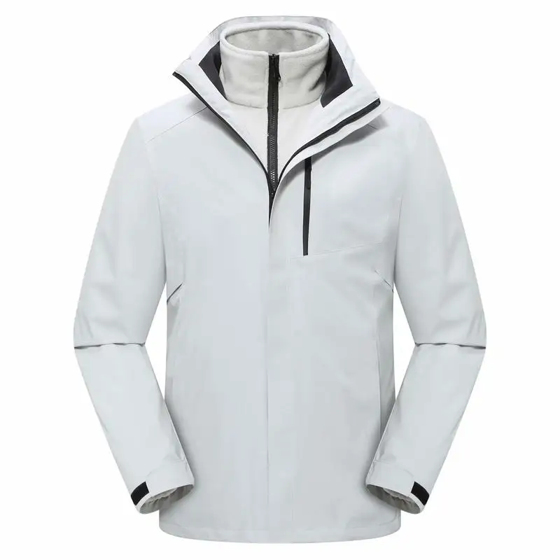 150D high elastic pongee 100% polyester winter jacket for men waterproof outdoor jackets