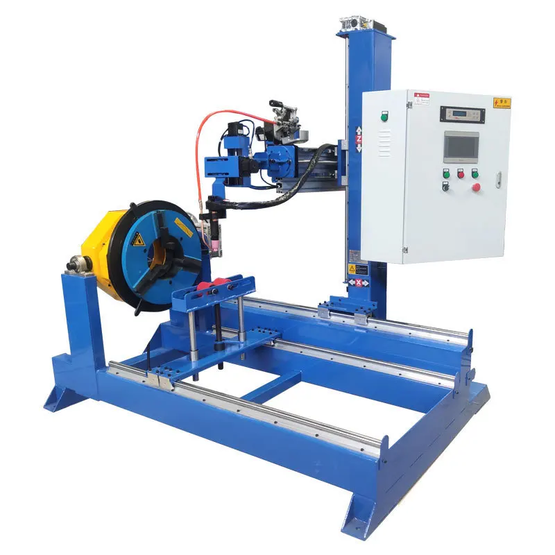 Long-Lasting Cylindrical Cylinder Welding Machine Double-Shot Longitudinal Circumferential for Small LPG Tanks