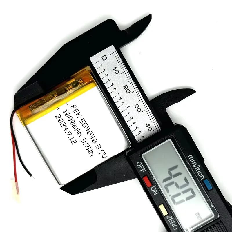peeik 504040 3.7V 1000mAh slim battery thin, elongated battery Low Self-discharge Rate Battery Discounts