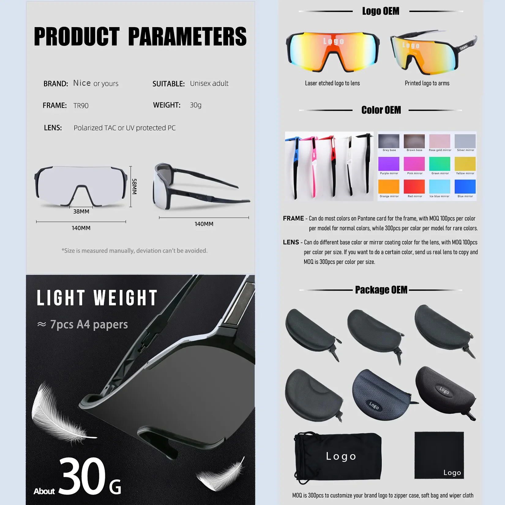 Custom brand logo Sunglasses Cycling Glasses Sports Men Sun Mountain Bike Road Bicycle Eyewear UV400 Polarized Goggles
