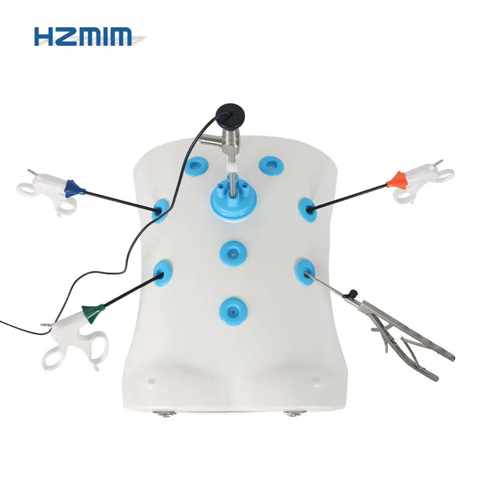 Advanced Laparoscopic Trainer Box with HD 1080P Endoscope Camera with 4 Training Instrument And Modules Laparoscopic Simulator