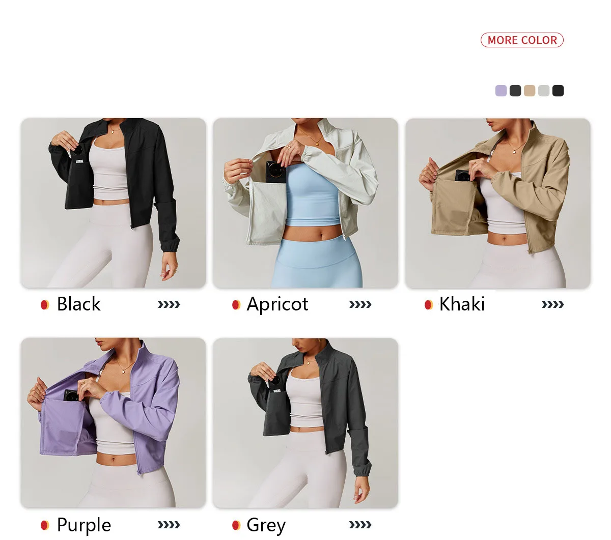XW-DWT8945 2024 Premium Yoga Jacket  Athleisure Long Sleeved Workout Top Full Zipper up Gym Fitness Sports Track Suit for Women